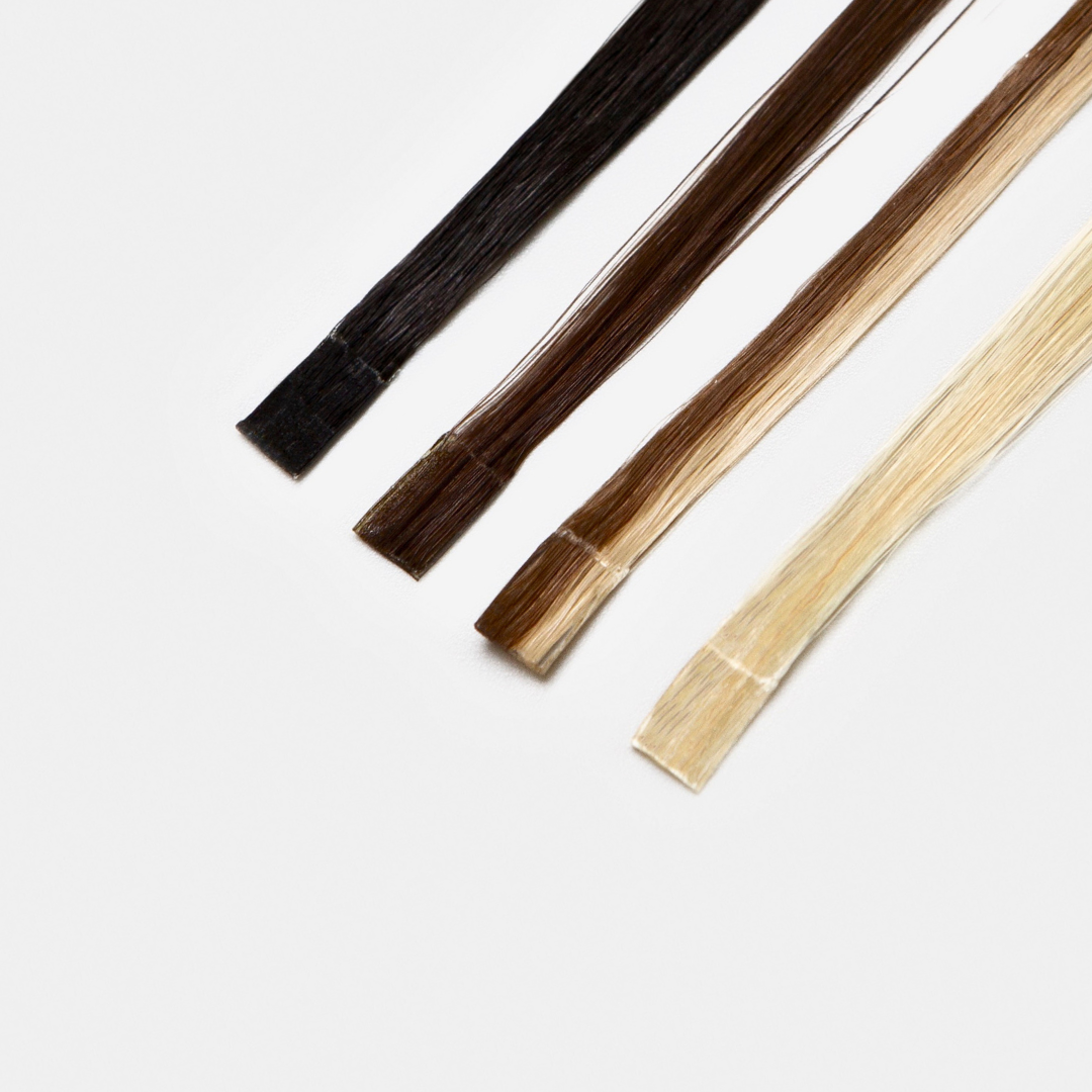 Flat Tip Remy Hair Extensions, 20-22 display picture 2