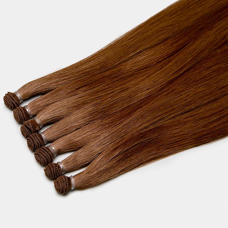 European Human Hair Extensions on a Weft #1B Amazon.com : LE PRIVE 16 main image 2