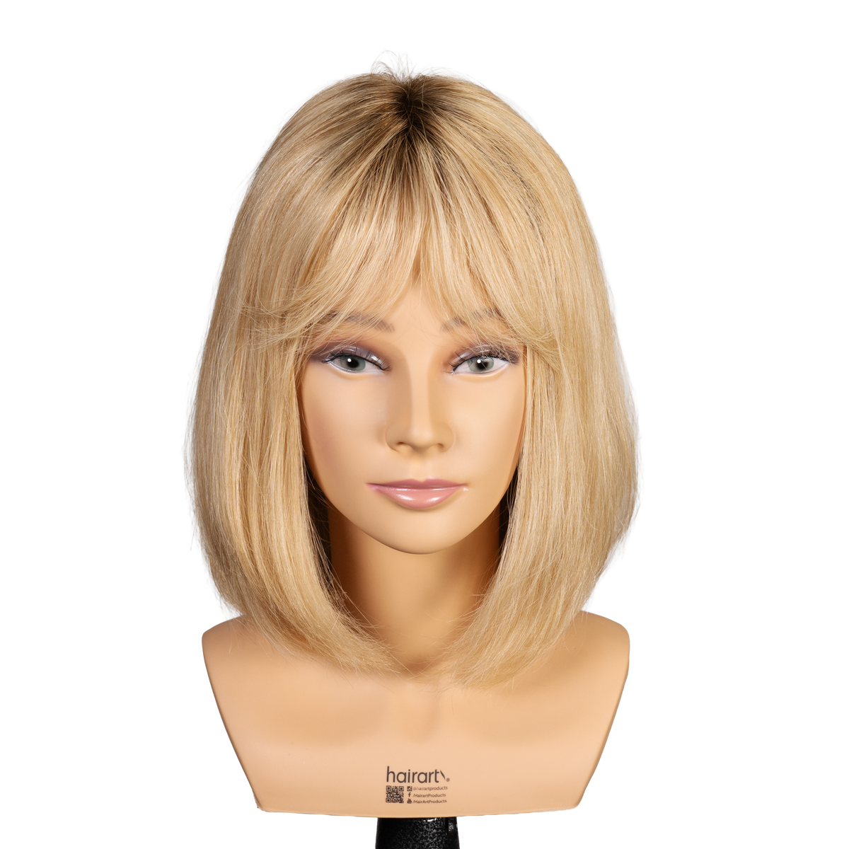 Meg | 12" European Hair Wig with Bangs