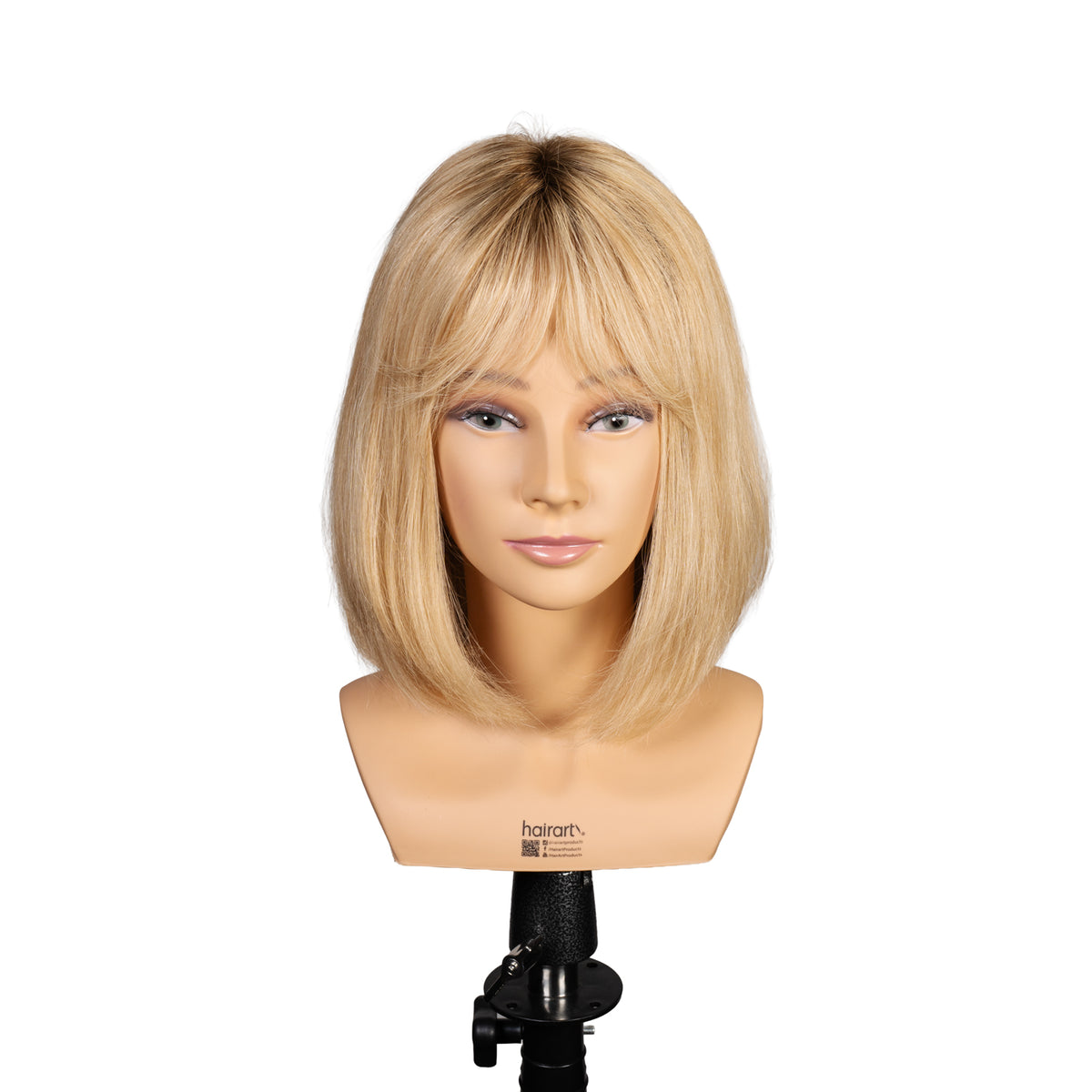 Meg | 12" European Hair Wig with Bangs