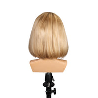 Meg | 12" European Hair Wig with Bangs