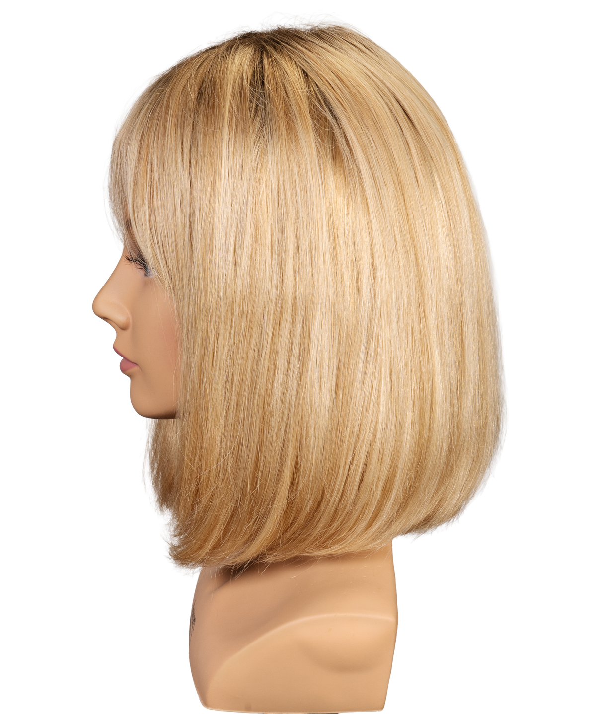 Meg | 12" European Hair Wig with Bangs