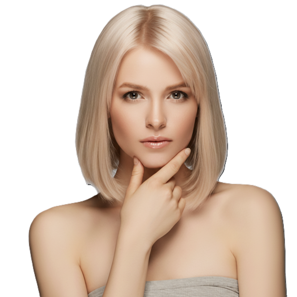 Meg | 12" European Hair Wig with Bangs