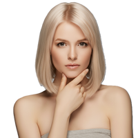 Meg | 12" European Hair Wig with Bangs