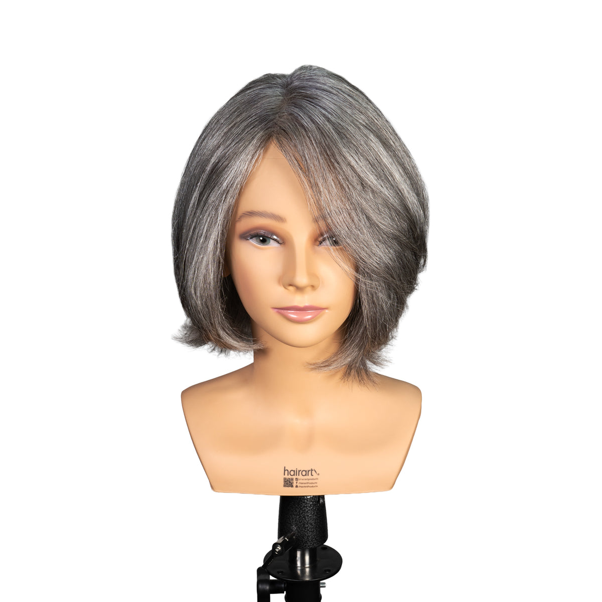 Miranda | Gray Human Hair Wig