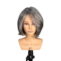 Miranda | Gray Human Hair Wig