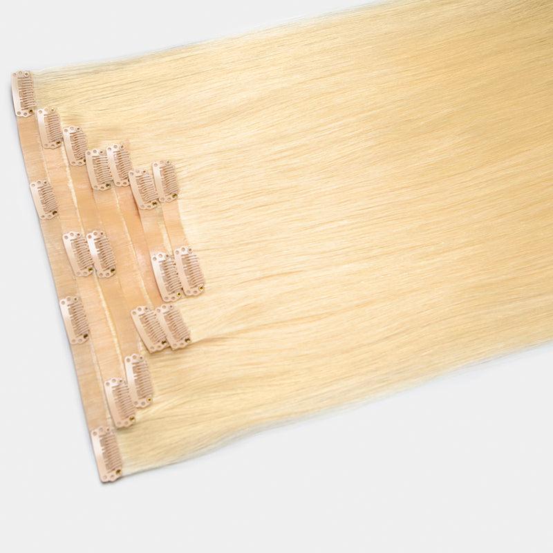 Clip In European Hair Extensions, Full Set 12-13"